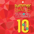 Summer Sale Modern Background.