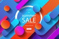 Summer Sale poster Royalty Free Stock Photo