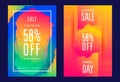 Summer sale poster Royalty Free Stock Photo
