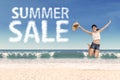 Summer sale promotion concept 3 Royalty Free Stock Photo