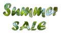 Summer Sale text sign Royalty Free Stock Photo