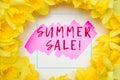 Summer sales poster