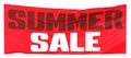 Summer sales, sales, banner