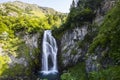 Summer in Sauth Deth Pish waterfall, Val D Aran, Spain Royalty Free Stock Photo