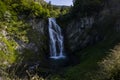 Summer in Sauth Deth Pish waterfall, Val D Aran, Spain Royalty Free Stock Photo