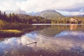 Summer scene in Strbske pleso, High Tatras, Slovakia Royalty Free Stock Photo