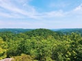 Summer scenic view from the Mattatuck Trail Royalty Free Stock Photo