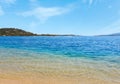 Summer sea coast (Sithonia, Greece Royalty Free Stock Photo