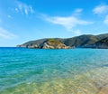 Summer sea coast, Sithonia, Greece Royalty Free Stock Photo