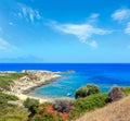 Summer sea coast, Sithonia, Greece Royalty Free Stock Photo