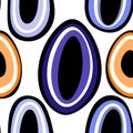 Summer seamless magic evil eye pattern for fabrics and textiles and packaging and gifts and linens and wrapping