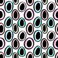 Summer seamless magic evil eye pattern for fabrics and textiles and packaging and gifts and linens and wrapping