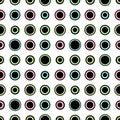 Summer seamless magic evil eye pattern for fabrics and textiles and packaging and gifts and linens and wrapping