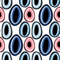 Summer seamless magic evil eye pattern for fabrics and textiles and packaging and gifts and linens and wrapping