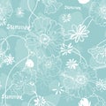 Summer seamless pattern