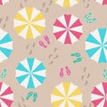 Summer seamless pattern