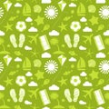 Summer seamless pattern. Royalty Free Stock Photo