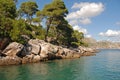 Summer seascape,Croatia Royalty Free Stock Photo