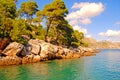 Summer seascape,Croatia Royalty Free Stock Photo