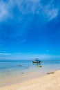 Landscape of Koh Lanta Klong Khong beach Royalty Free Stock Photo