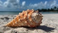 Summer seashell collection showcases beauty in nature aquatic patterns generated by AI
