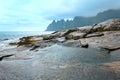 Summer Senja coast (Jagged Ersfjord, Norway, polar )