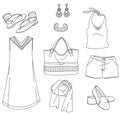 Summer set woman`s clothing and accessories