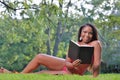 Summer - black woman in bikini Royalty Free Stock Photo