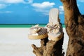 Summer shoes Royalty Free Stock Photo