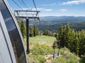 Summer on the ski lift