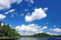 Summer skies in the Quetico Royalty Free Stock Photo
