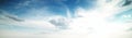 Summer sky clouds Royalty Free Stock Photo