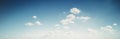 Summer sky clouds Royalty Free Stock Photo