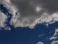 Summer sky clouds Royalty Free Stock Photo