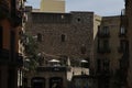 Barcellona Summer Skyline Royalty Free Stock Photo