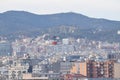 Barcellona Summer Skyline Royalty Free Stock Photo