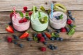 Summer smoothies Royalty Free Stock Photo