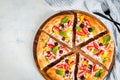 Summer snacks. Fruit pizza