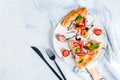 Summer snacks. Fruit pizza