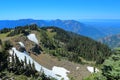 Olympic National Park, Summer Snow on Hurricane Hill in the Pacific Northwest, Washington State, USA