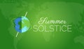 Summer Solstice Background Illustration Royalty Free Stock Photo