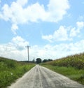 Summer on a Sothern Backroad Royalty Free Stock Photo