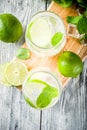 Summer sour cocktail mojito Royalty Free Stock Photo