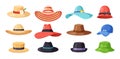 Summer Spring Hats Collection. Light And Breathable Accessories, Shielding From Rays. Male and Female Classic, Baseball