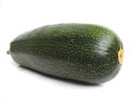 A summer squash, isolated on w