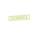 SUMMER stamp sign