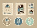 Summer stamps ice creame