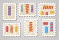 Summer stamps ice creame