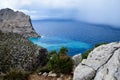 Summer storm approaching the coast in Majorca, Spain Royalty Free Stock Photo