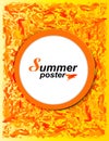 Summer Stylish Art poster